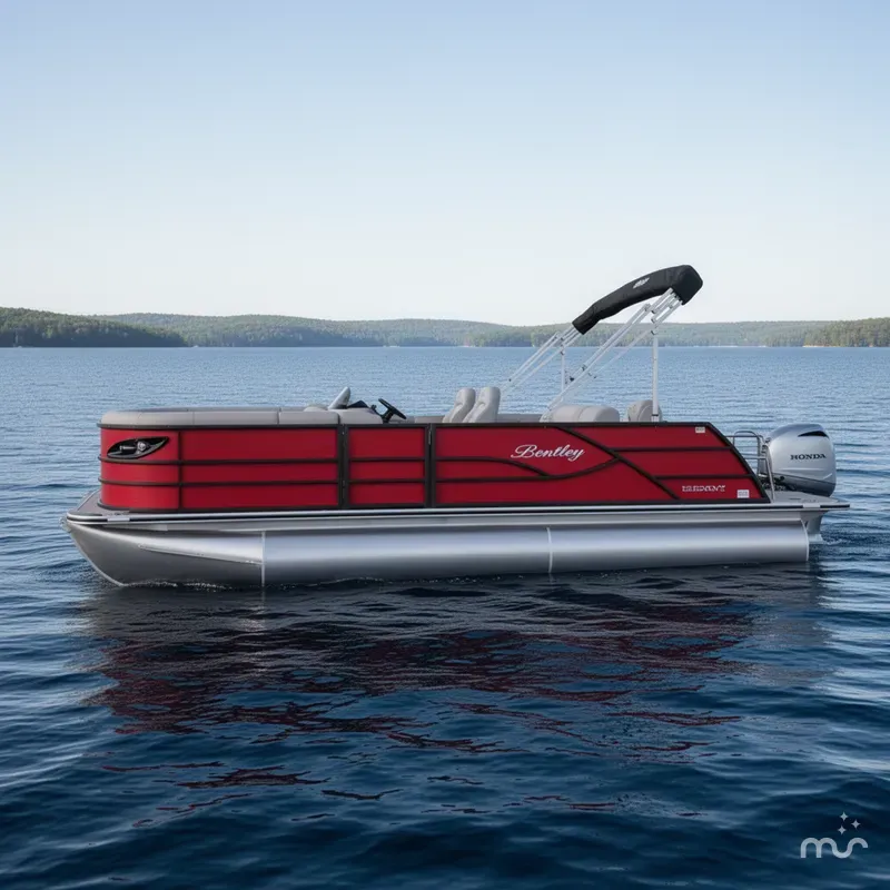 Slide: The Image of Bentley Pontoons Legacy 200 Swingback Pontoon & Honda 4-Stroke EFI 2026 - 1