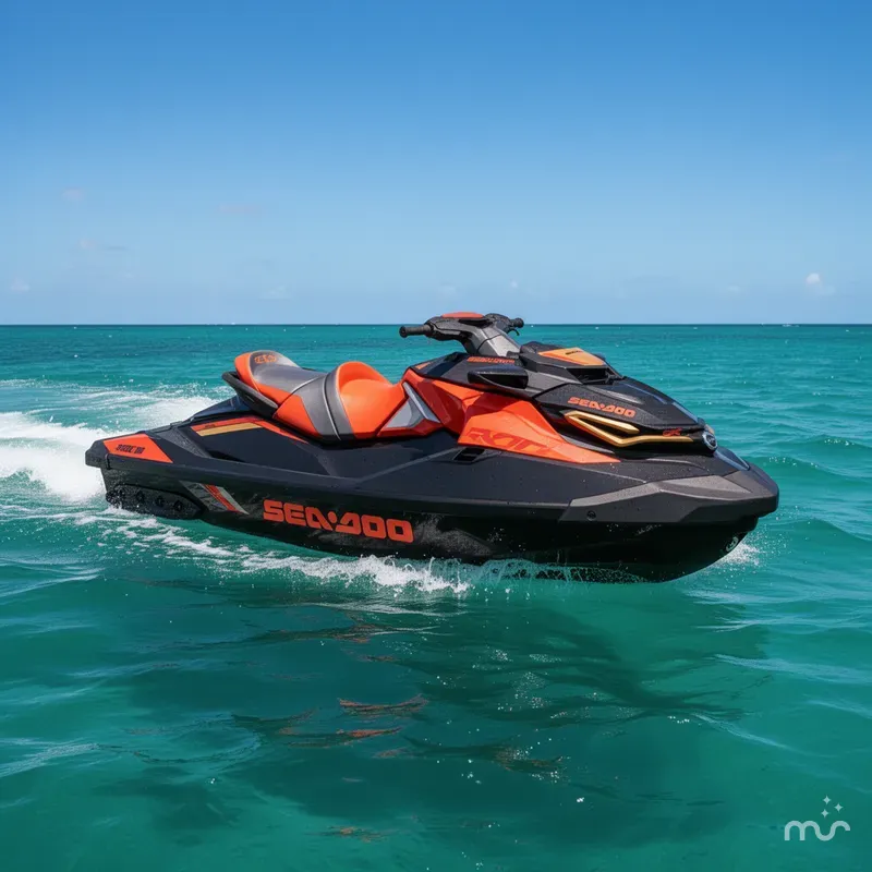Slide: The Image of Sea-Doo RXT®-X® 300 IBR Eclipse Black and Lava R 2020 - 0