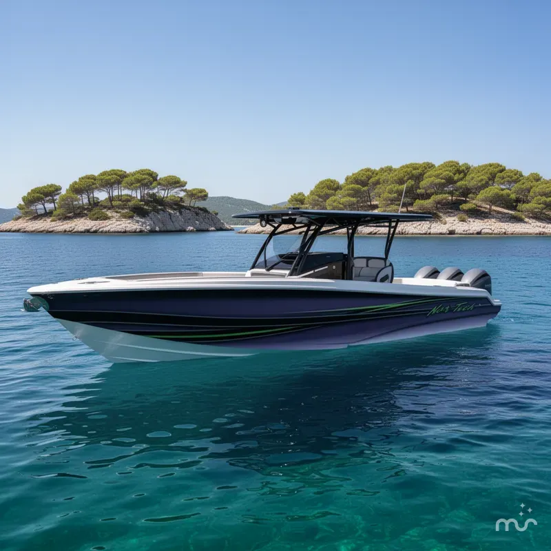 Slide: The Image of Nor-Tech 340 Sport Center Console 2026 - 2