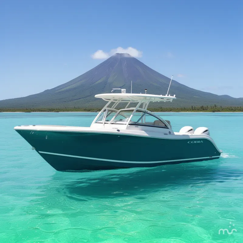 Slide: The Image of Cobia 220 Dual Console 2025 - 2