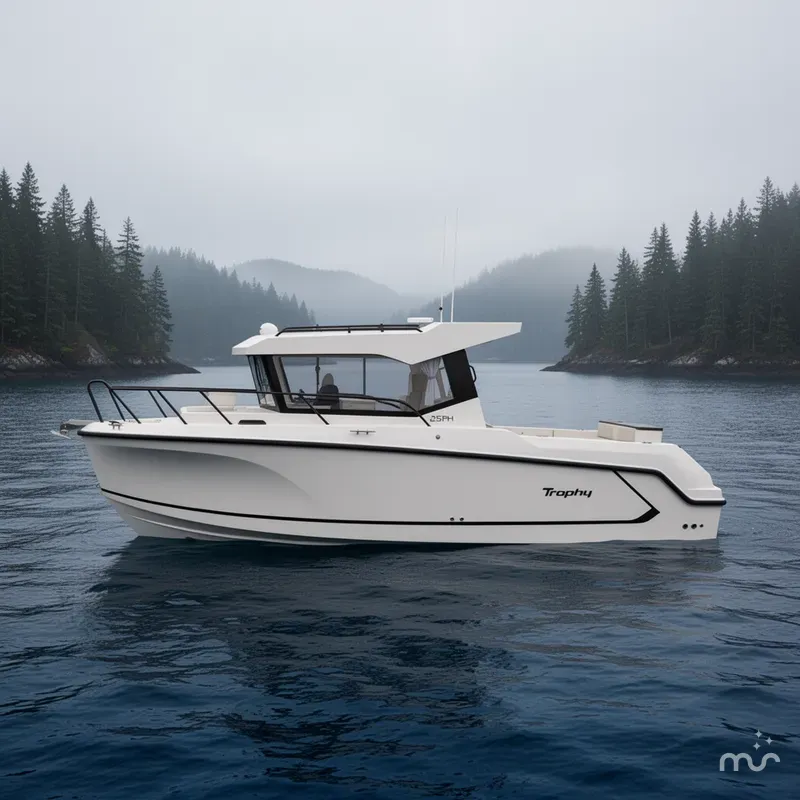 Slide: The Image of Trophy T 25 Pilothouse 2025 - 2