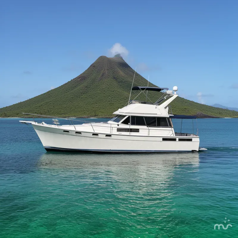 Slide: The Image of Bayliner 3888 Motoryacht 1987 - 2