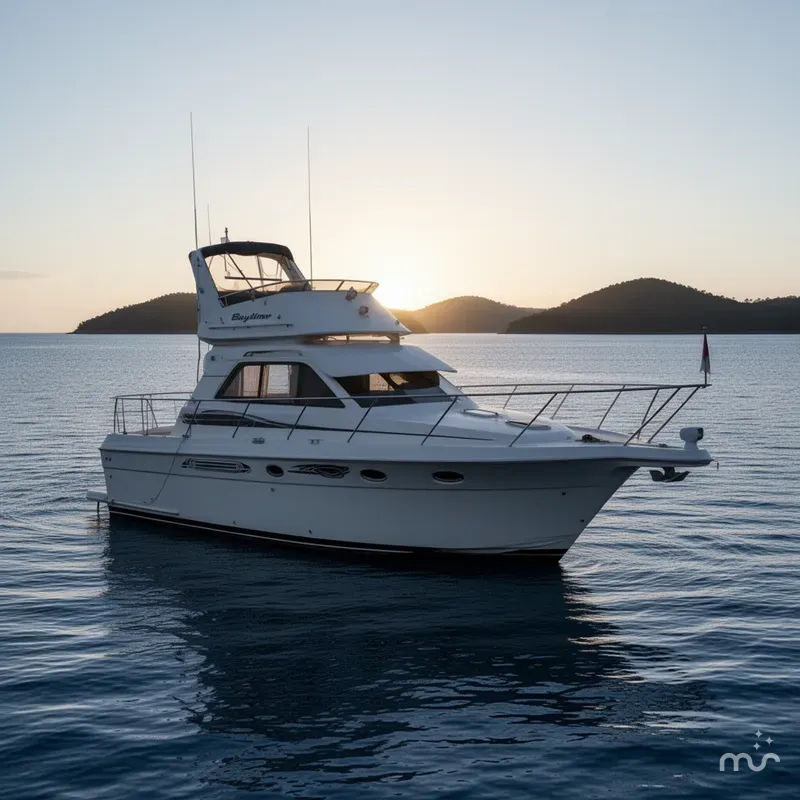 Slide: The Image of Bayliner 3788 Command Bridge Motoryacht 1998 - 0