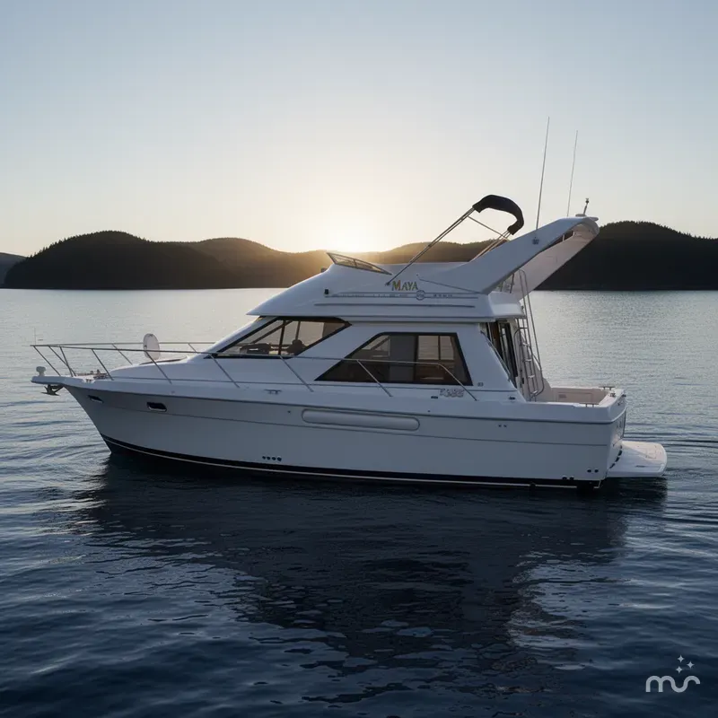 Slide: The Image of Bayliner 3788 Command Bridge Motoryacht 1998 - 2