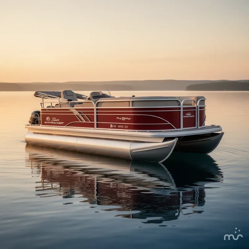 Slide: The Image of Sun Tracker Party Barge 20 DLX 2023 - 2