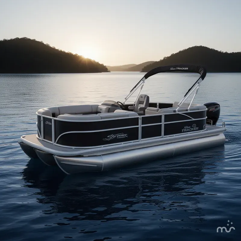 Slide: The Image of Sun Tracker Party Barge 20 DLX 2026 - 0
