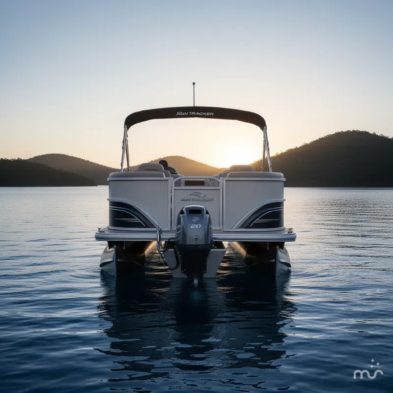 Slide: The Image of Sun Tracker Party Barge 20 DLX 2026 - 2