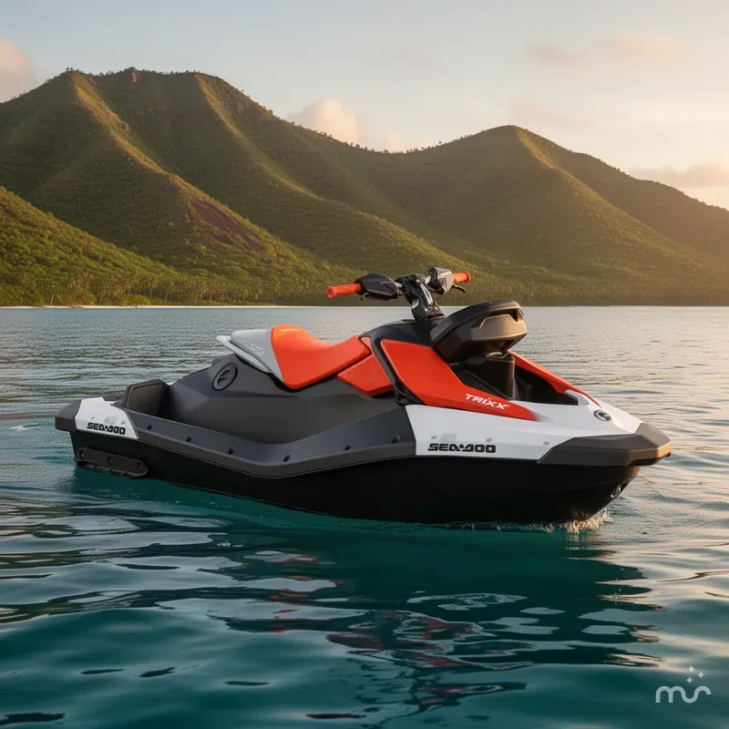 Slide: The Image of Sea-Doo Spark Trixx for 1 iBR and Audio in option 2026 - 2