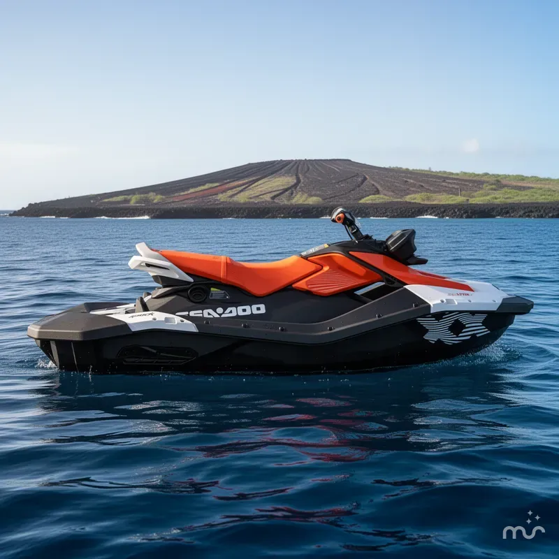 Slide: The Image of Sea-Doo Spark Trixx for 3 iBR and Audio in option 2026 - 2