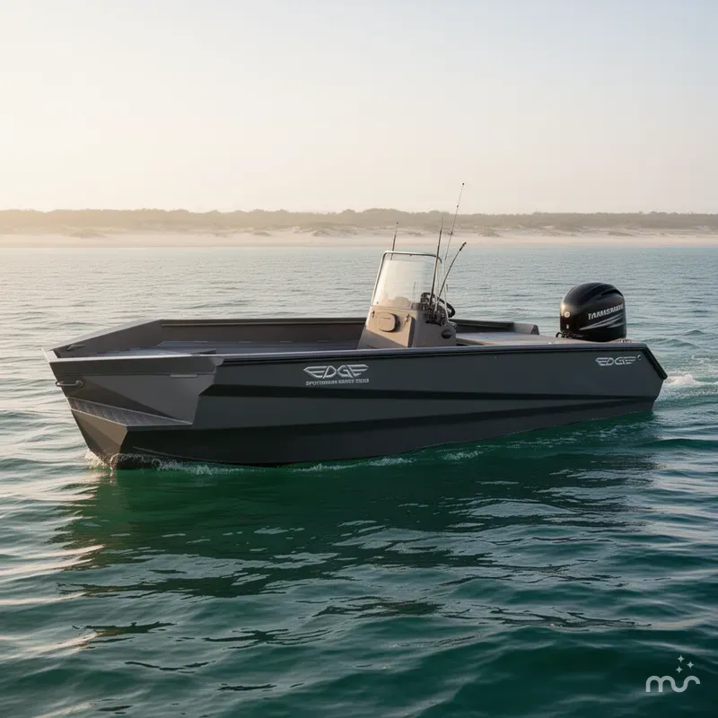 Slide: The Image of Edge Boats Sportsman Series 553DB MID DECK 2026 - 0