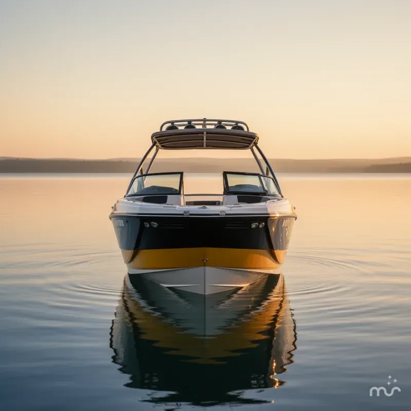 Slide: The Image of Monterey M5 MSX Sport Boat 2014 - 1