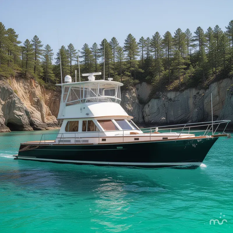The Image of Alden 49 Flybridge Express Cruiser 2005 - 0