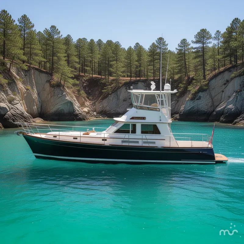 Slide: The Image of Alden 49 Flybridge Express Cruiser 2005 - 2