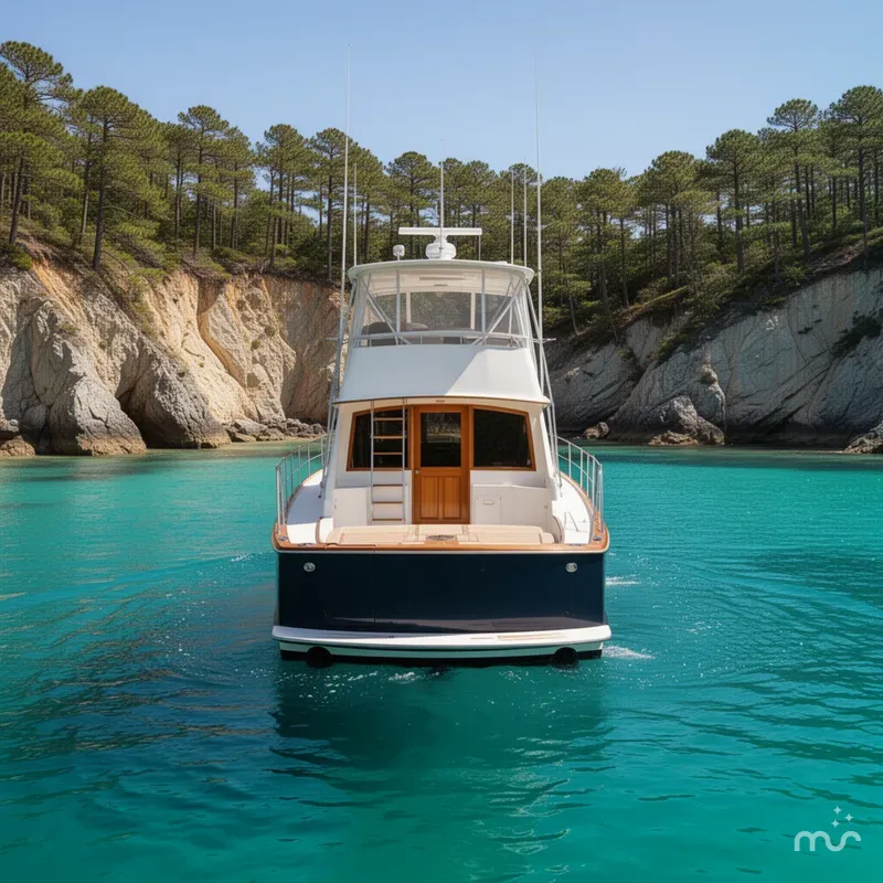 Slide: The Image of Alden 49 Flybridge Express Cruiser 2005 - 3