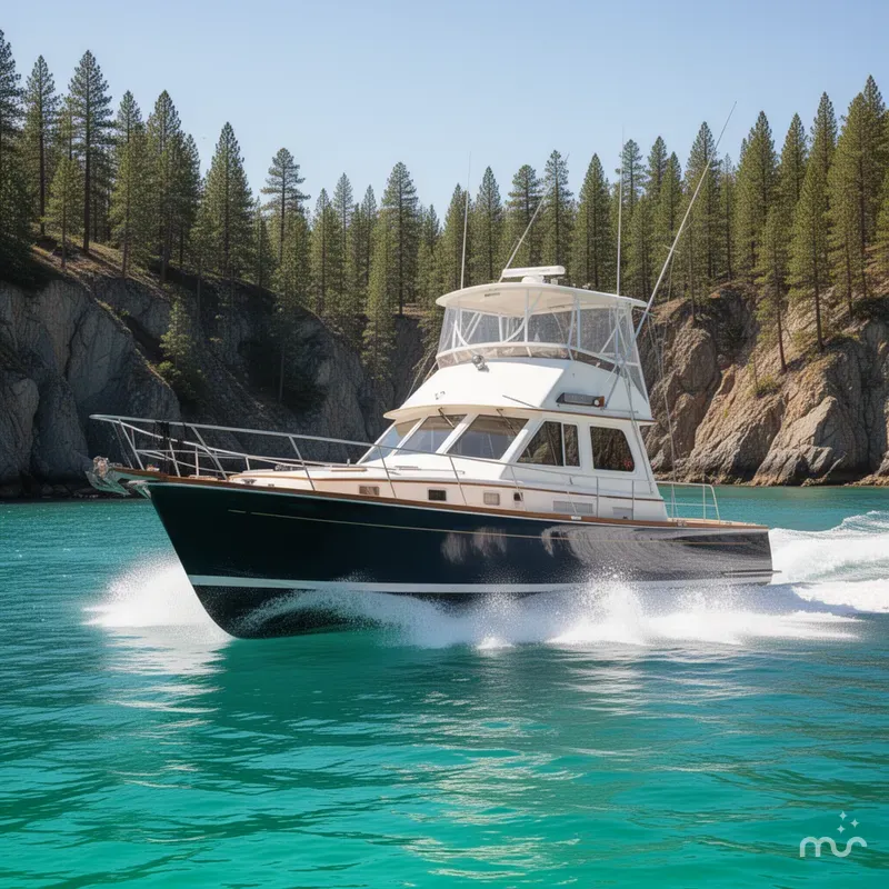 Slide: The Image of Alden 49 Flybridge Express Cruiser 2005 - 4