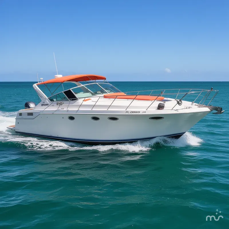 Slide: The Image of Wellcraft 4300 Portofino 1993 - 0