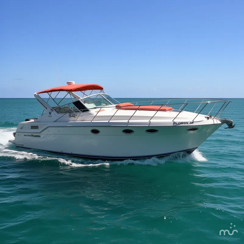 Slide: The Image of Wellcraft 4300 Portofino 1993 - 2
