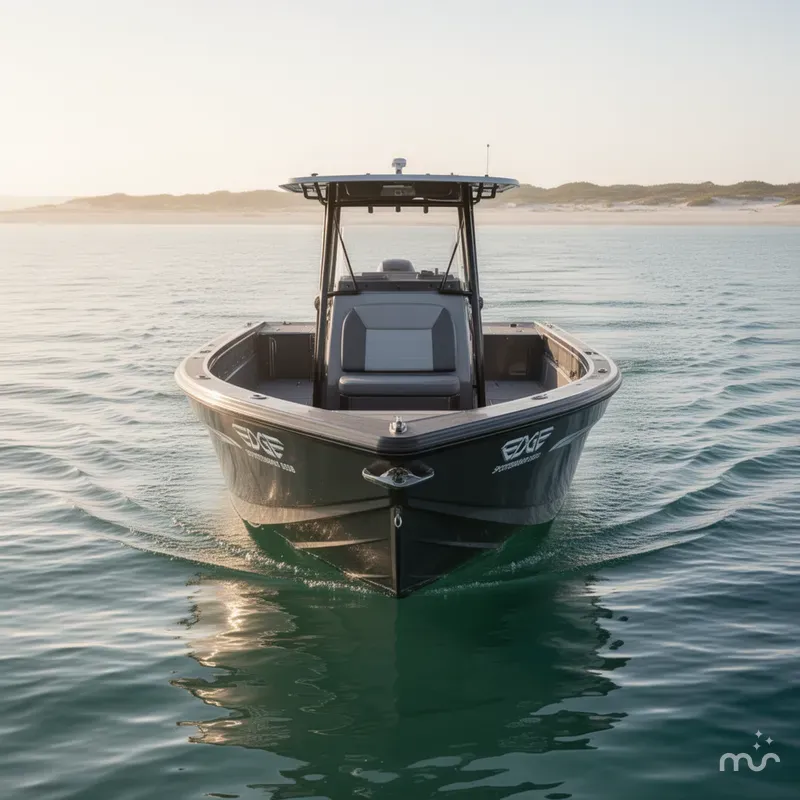 Slide: The Image of Edge Boats Sportsman Series 553DB MID DECK 2026 - 1
