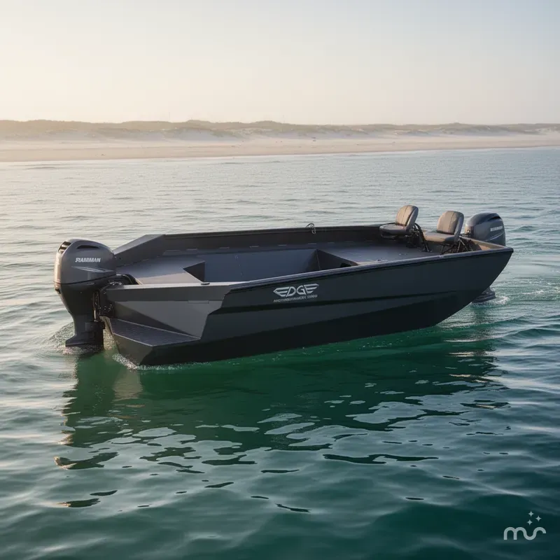 Slide: The Image of Edge Duck Boats Sportsman Series 656DB MID DECK 2026 - 2