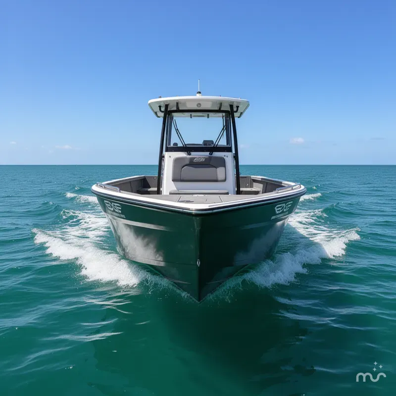 Slide: The Image of Edge Boats Sportsman Series 553DB MID DECK 2026 - 1