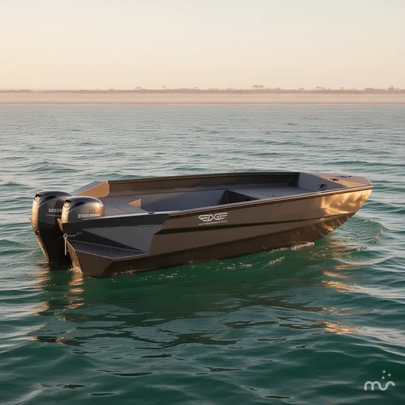 Slide: The Image of Edge Duck Boats Sportsman Series 656DB MID DECK 2026 - 2