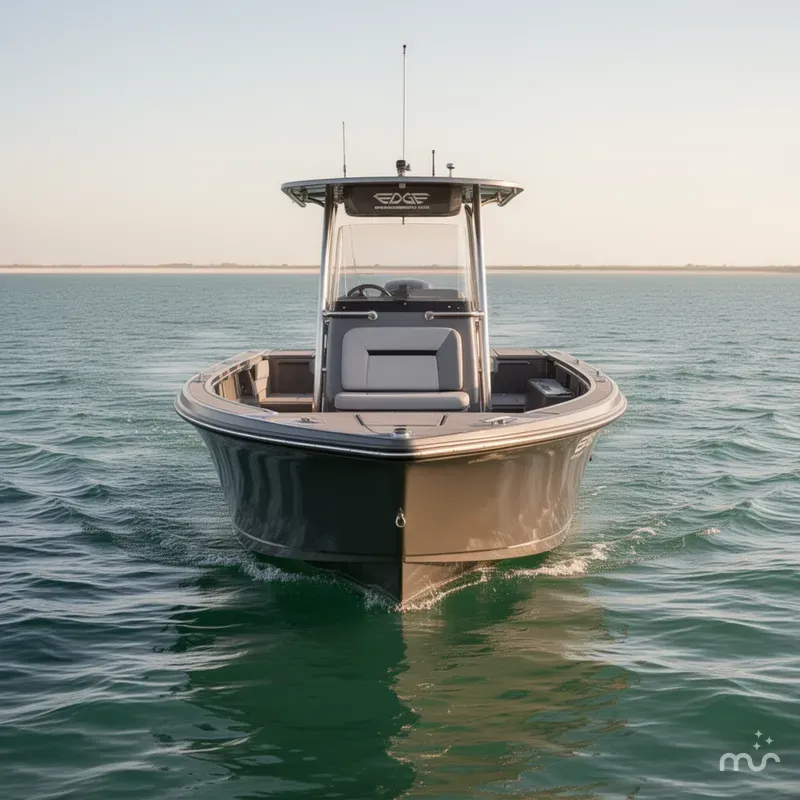 Slide: The Image of Edge Boats Sportsman Series 553DB MID DECK 2026 - 1