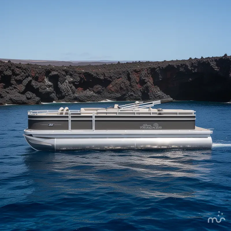 Slide: The Image of Sun Tracker Fishin' Barge 22 DLX 2026 - 2