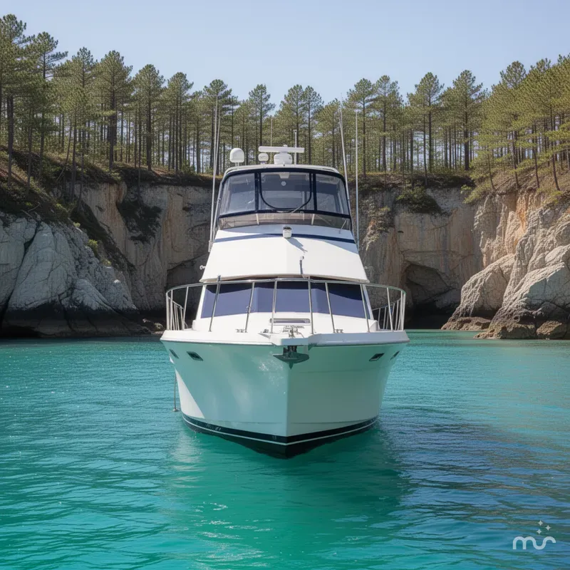 Slide: The Image of Hatteras 36 Sedan 1986 - 1
