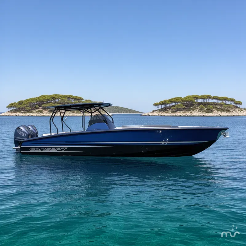 Slide: The Image of Concept Boats 36' Open Deck 2024 - 2