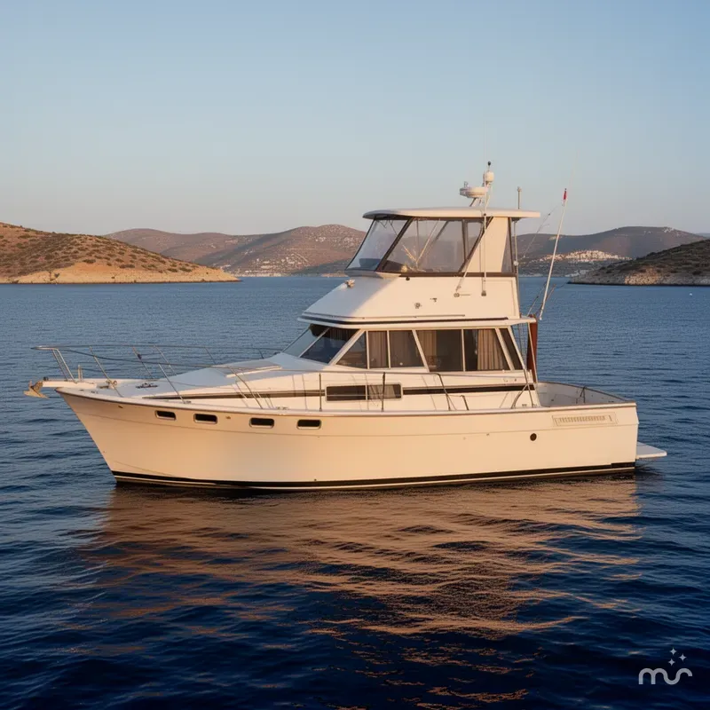 Slide: The Image of Bayliner 3888 Motoryacht 1989 - 2