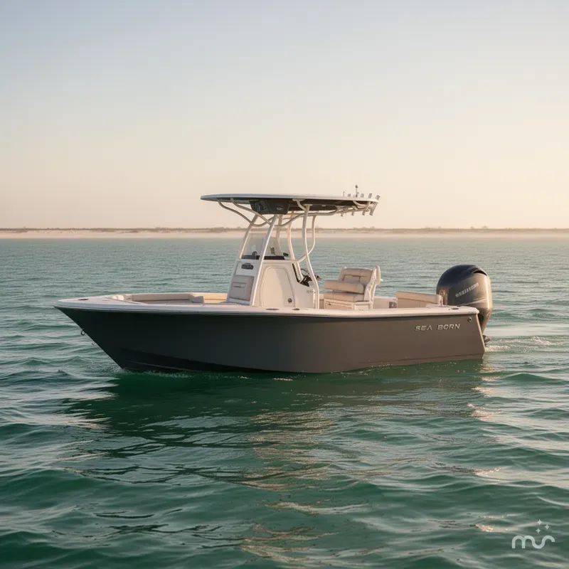 Slide: The Image of Sea Born LX22 Center Console 2022 - 2