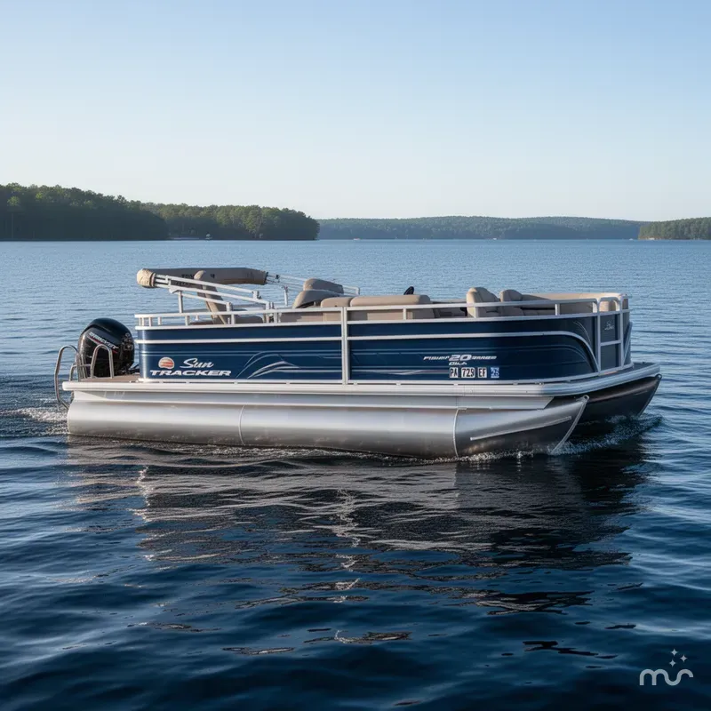 Slide: The Image of Sun Tracker Fishin' Barge 20 DLX 2024 - 0