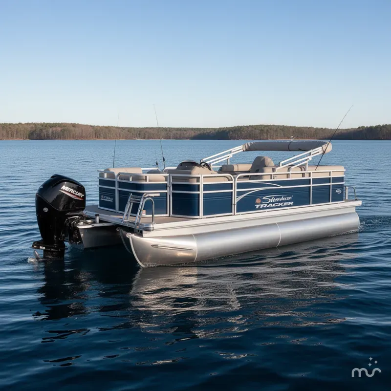 Slide: The Image of Sun Tracker Fishin' Barge 20 DLX 2024 - 1