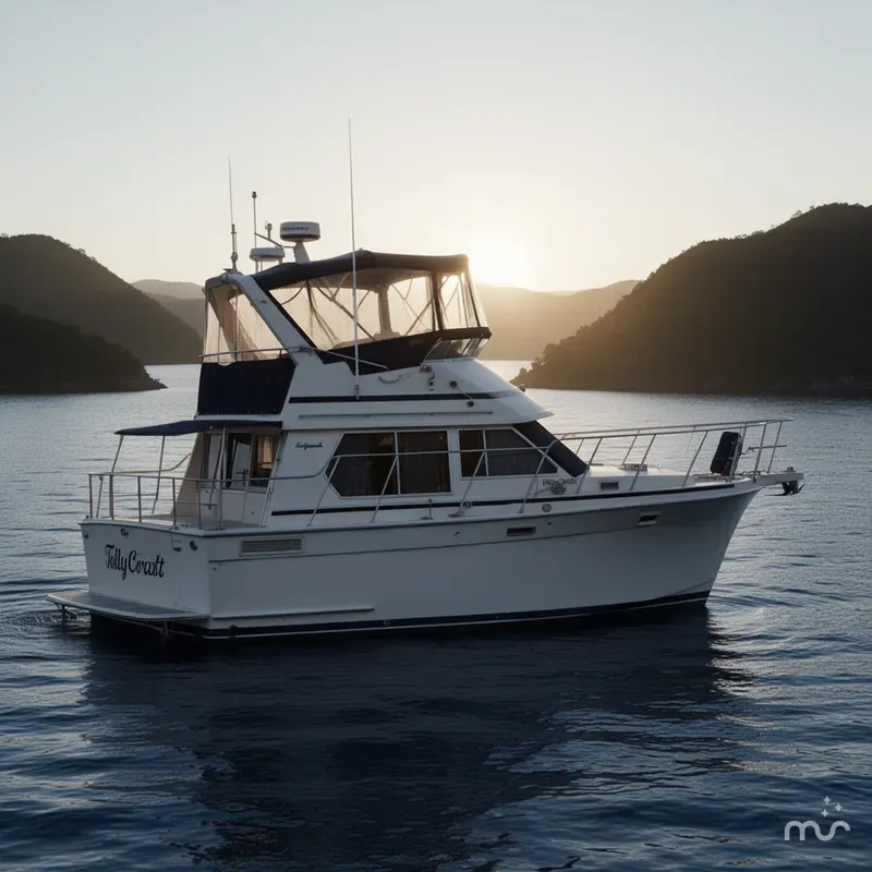 Slide: The Image of Tollycraft 34 Sundeck 1986 - 0