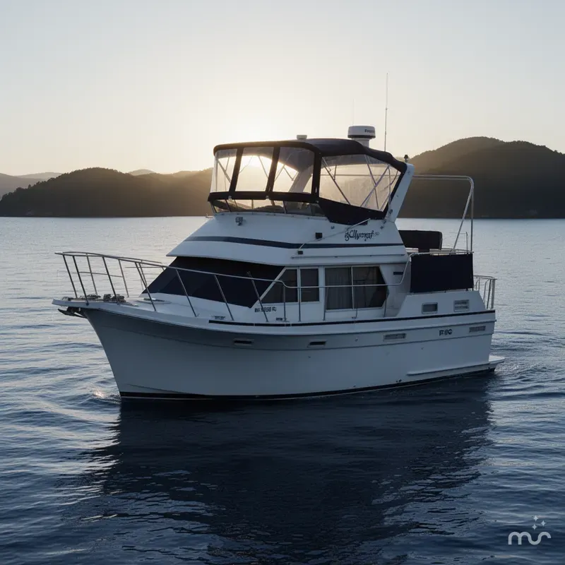 Slide: The Image of Tollycraft 34 Sundeck 1986 - 2