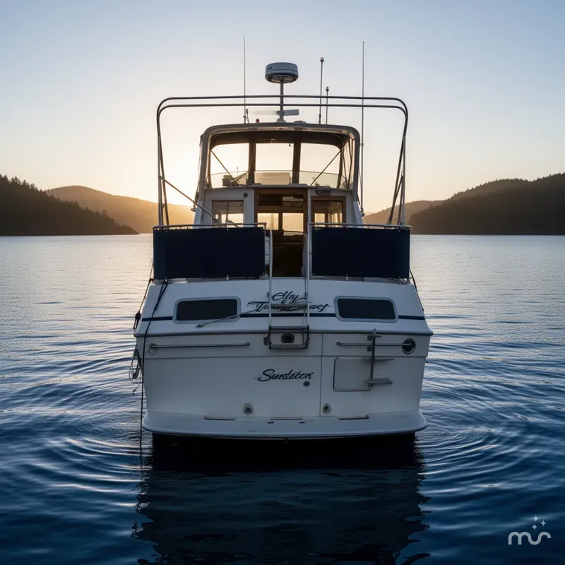 Slide: The Image of Tollycraft 34 Sundeck 1986 - 3