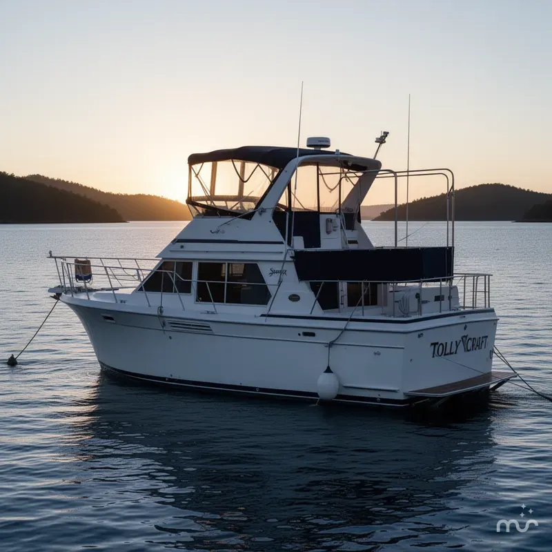 Slide: The Image of Tollycraft 34 Sundeck 1986 - 4