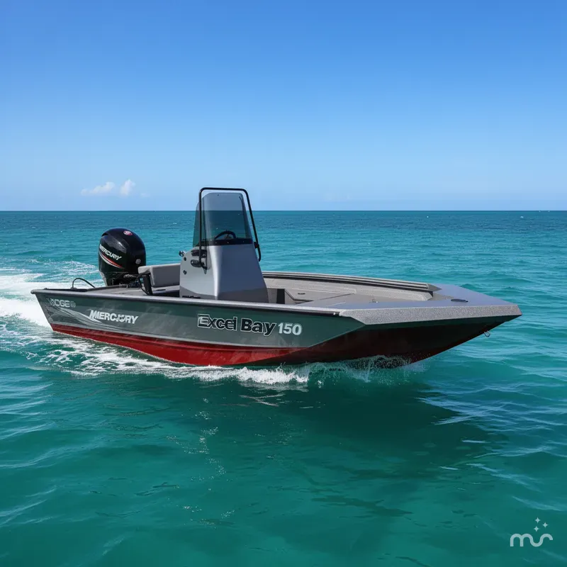 Slide: The Image of Excel Bay Pro 183 Mercury 150 2026 - 0