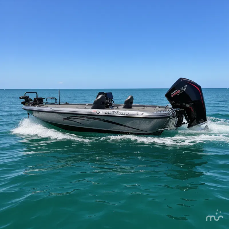 Slide: The Image of Falcon Boats 21 PREDATOR Tournament ready 2026 - 1