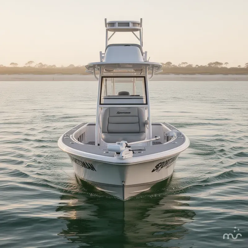 Slide: The Image of Sportsman Masters 267OE Bay Boat 2021 - 1