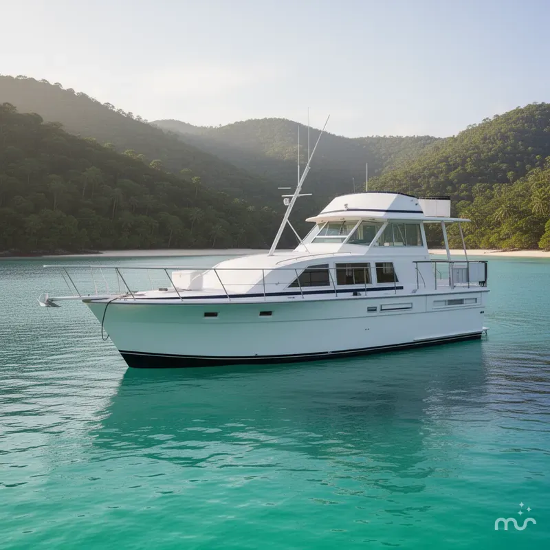 Slide: The Image of Bertram 42 Motor Yacht 1974 - 2