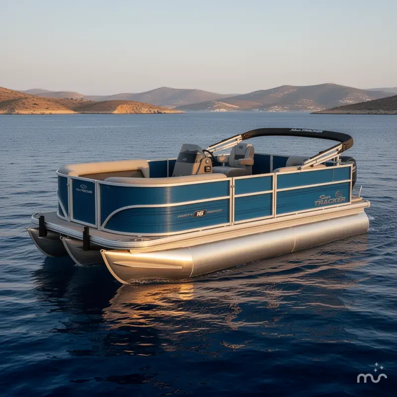 The Image of Sun Tracker Party Barge 16 DLX 2026 - 0