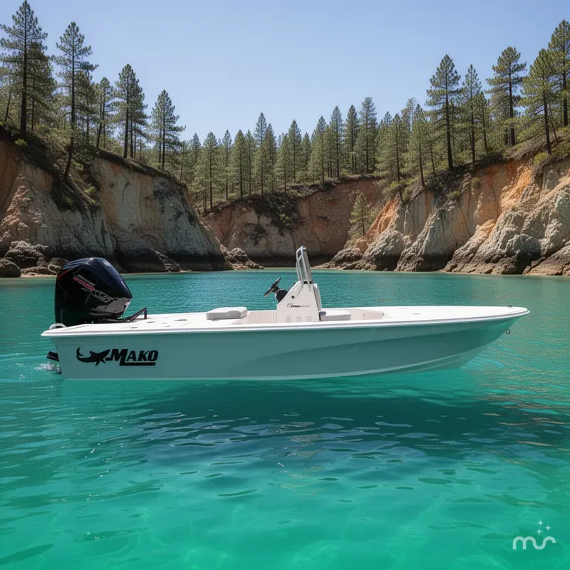 Slide: The Image of Mako 18 Pro Skiff 2026 - 2