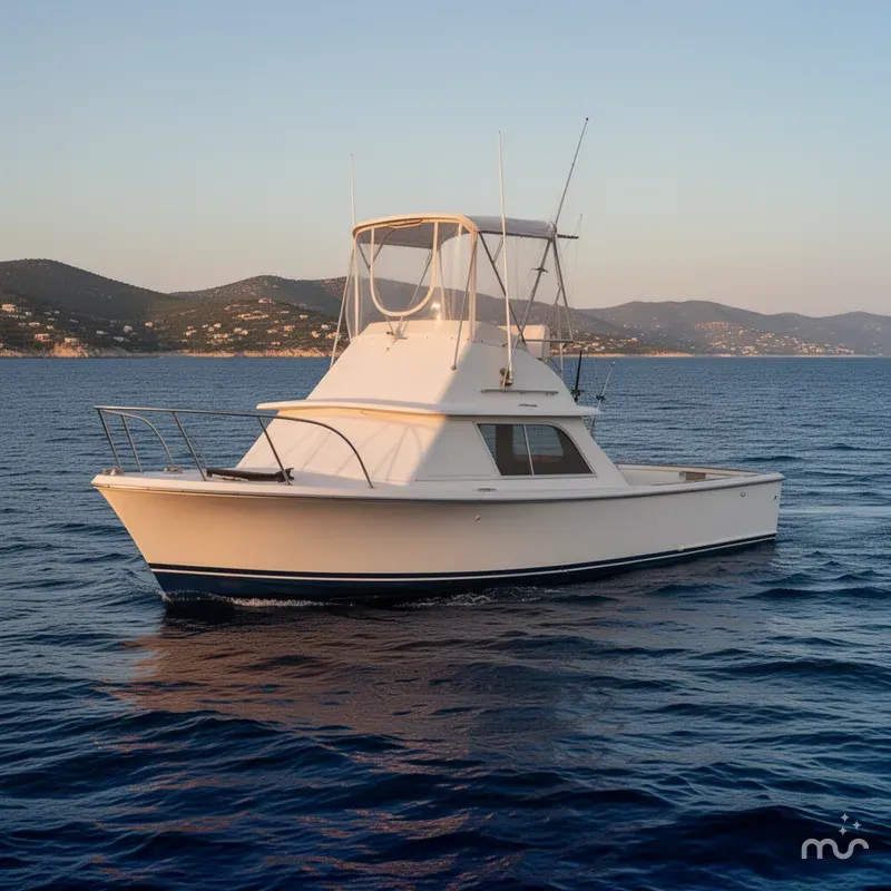 The Image of Bertram 31 Flybridge Cruiser 1970 - 0