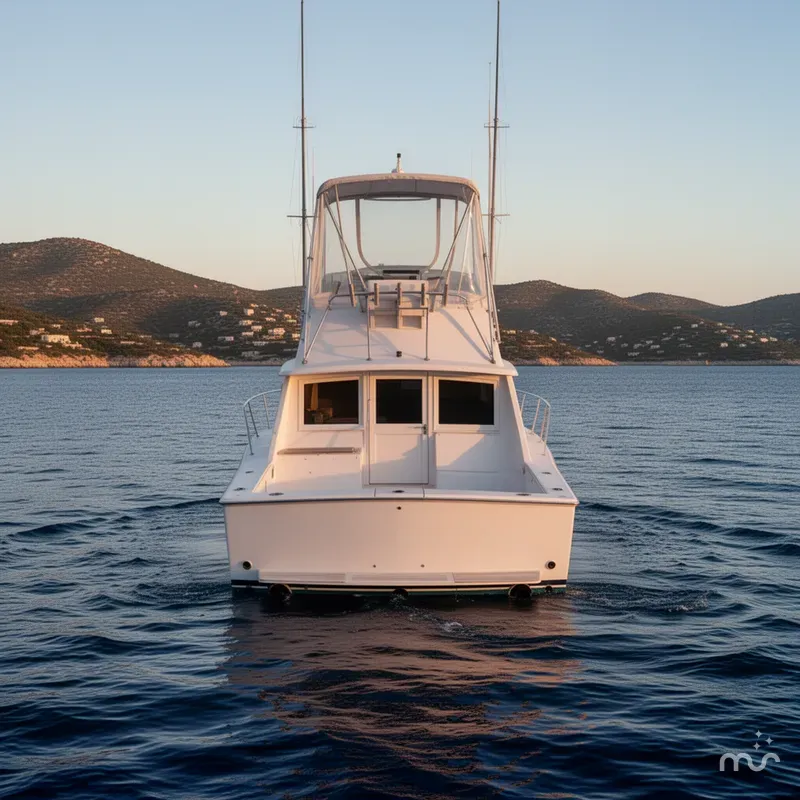 Slide: The Image of Bertram 31 Flybridge Cruiser 1970 - 3