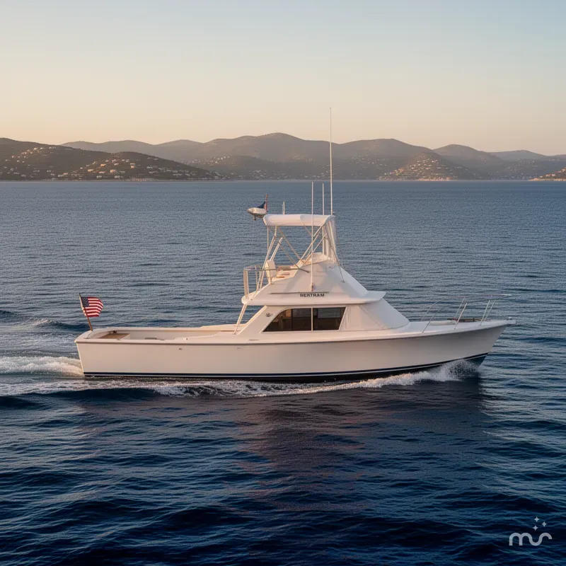 Slide: The Image of Bertram 31 Flybridge Cruiser 1970 - 4