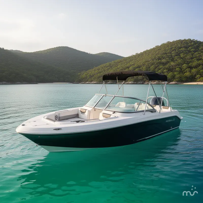 Slide: The Image of Robalo R207 Dual Console 2025 - 2