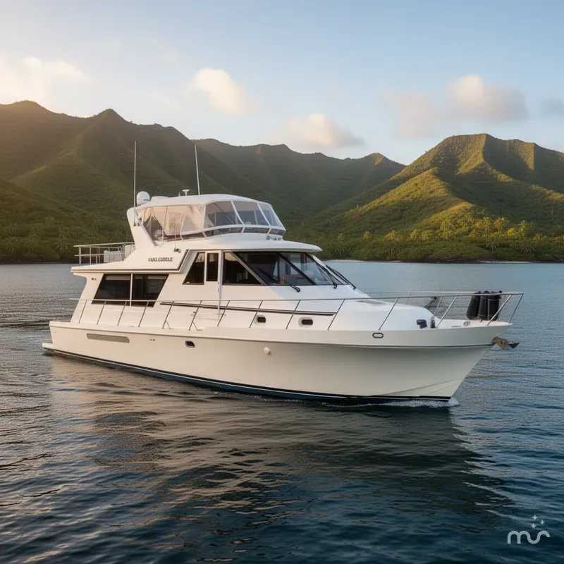 Slide: The Image of Canoe Cove 50 Pilothouse Motor Yacht 2002 - 4