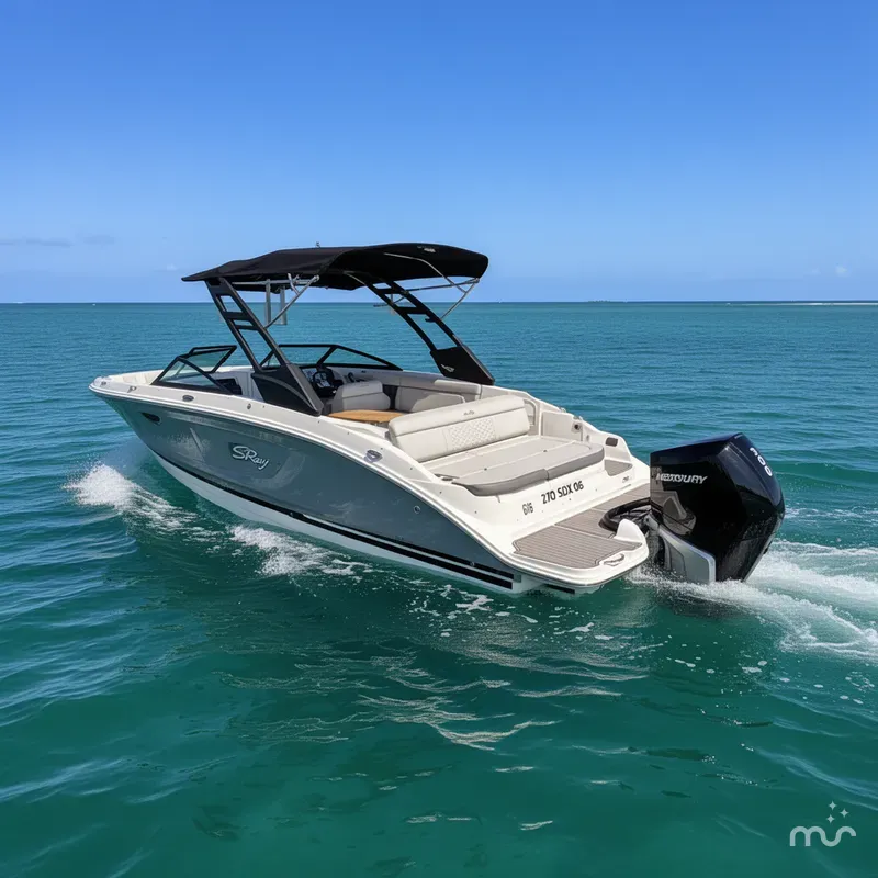 Slide: The Image of Sea Ray SDX 270 Outboard 2023 - 1