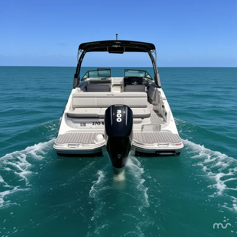 Slide: The Image of Sea Ray SDX 270 Outboard 2023 - 2
